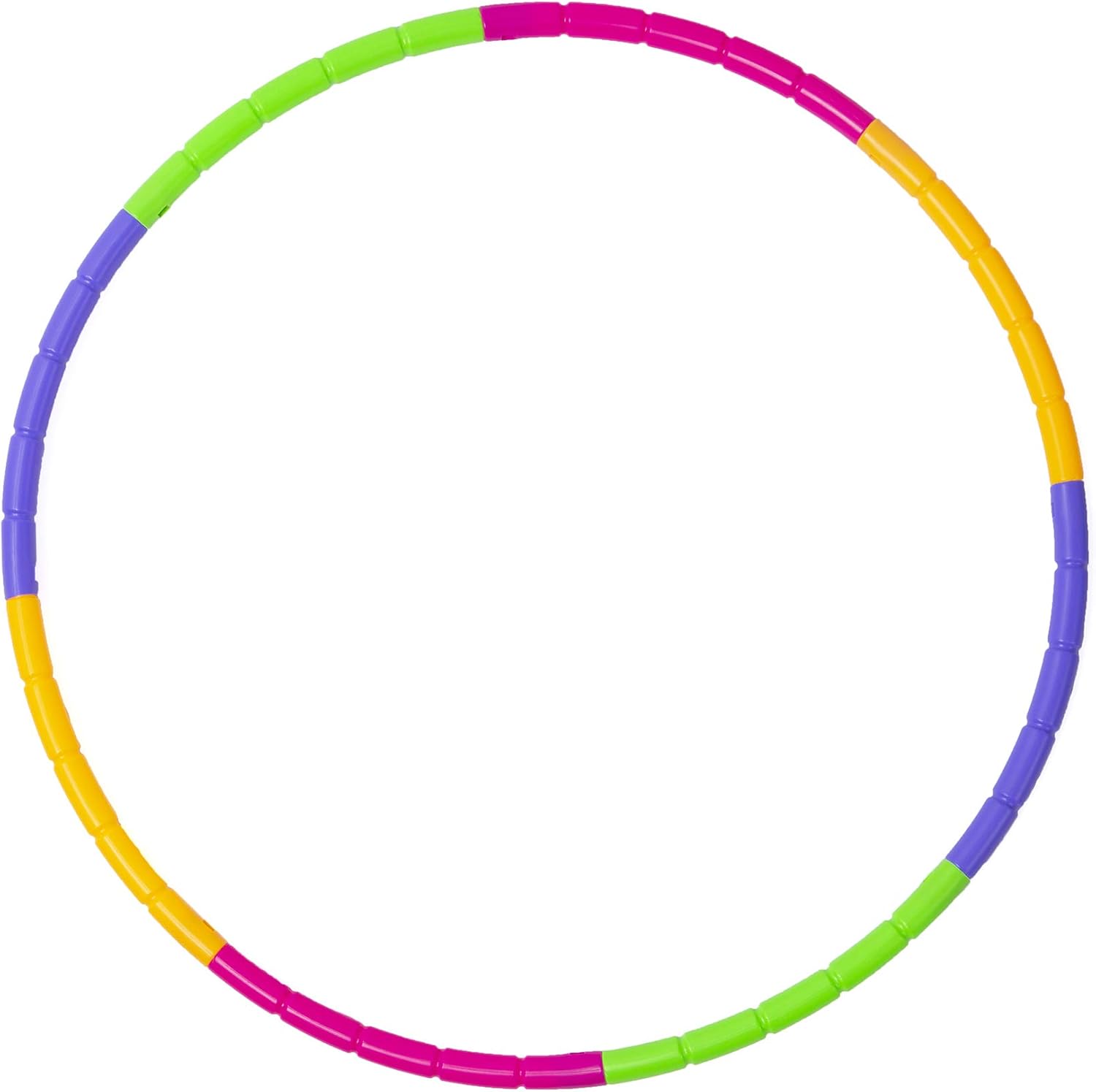 Kids Exercise Hoop Detachable & Size Adjustable Hoop Professional Ring for Kids Party Games