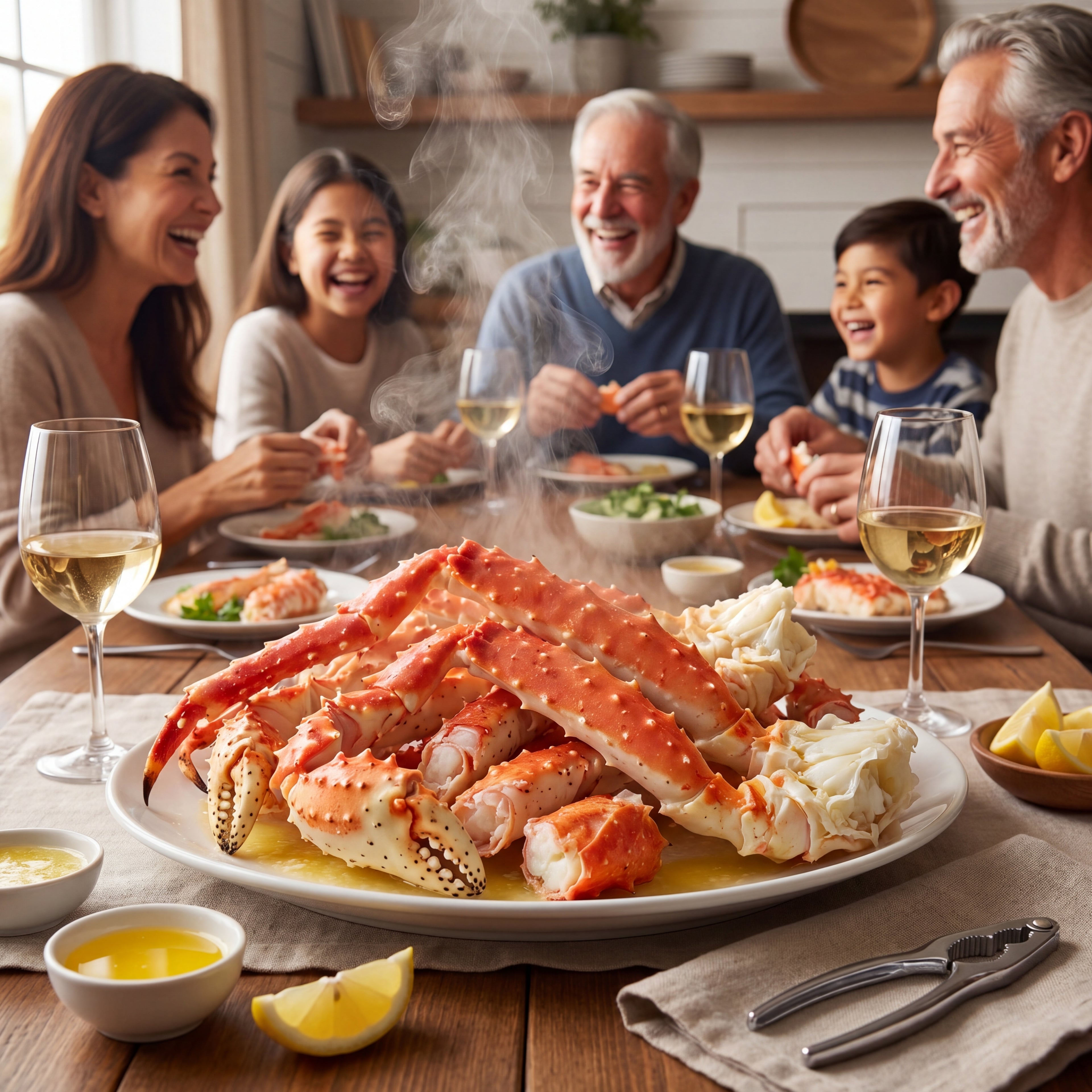 Colossal King Crab Legs – Wild-Caught, Pre-Cooked, Frozen – Sustainably Sourced Red King Crab from Norway